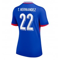 Frankreich Theo Hernandez #22 Heimtrikot Frauen EM 2024 Kurzarm